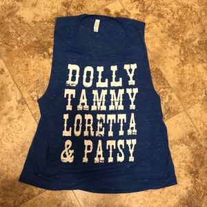 Ladie’s muscle tank